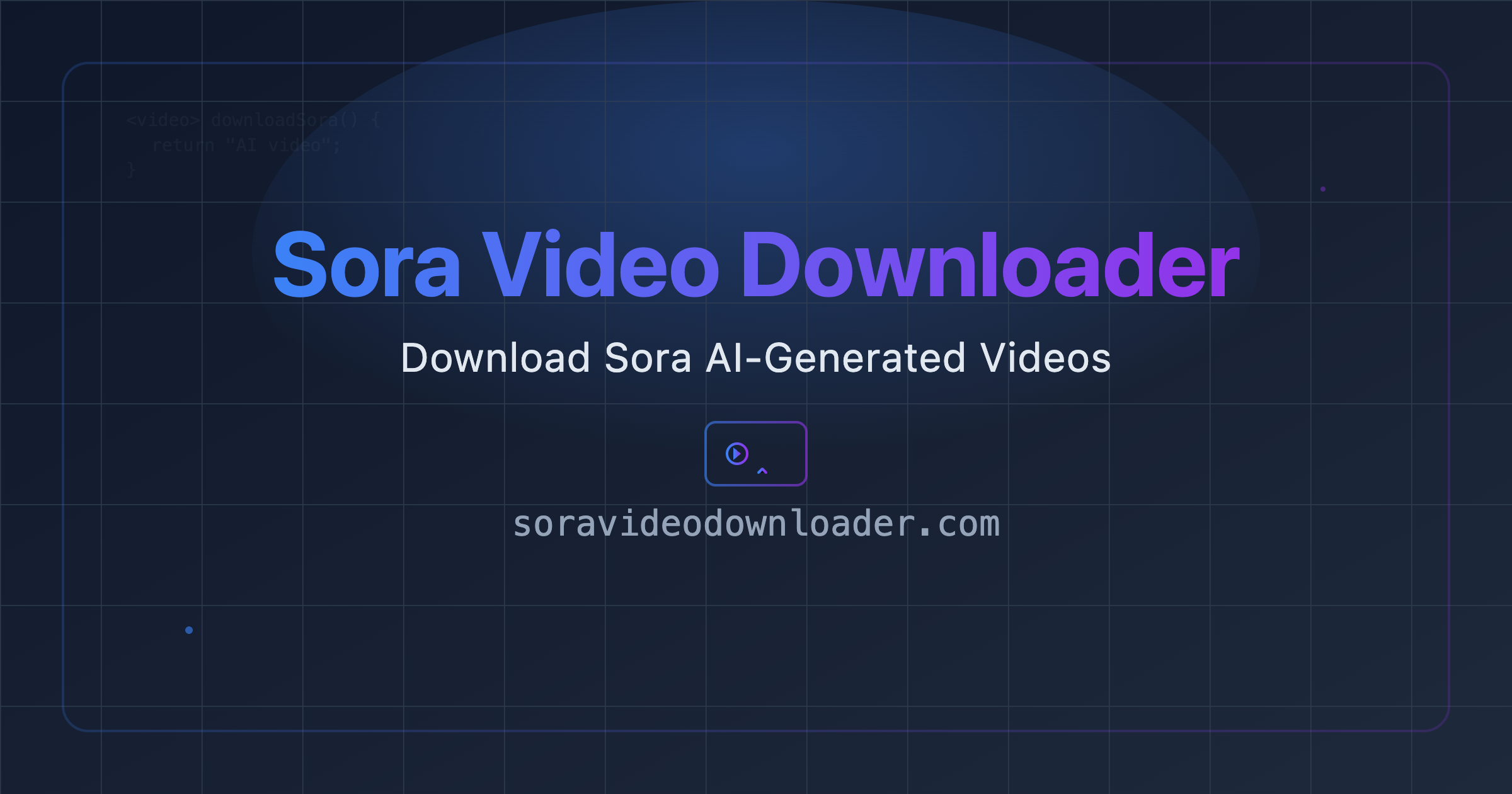 Website and Chrome extension to download Sora AI videos with original prompts